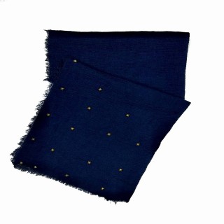 Designer Crush Star-Studded Scarf - Oxford Blue